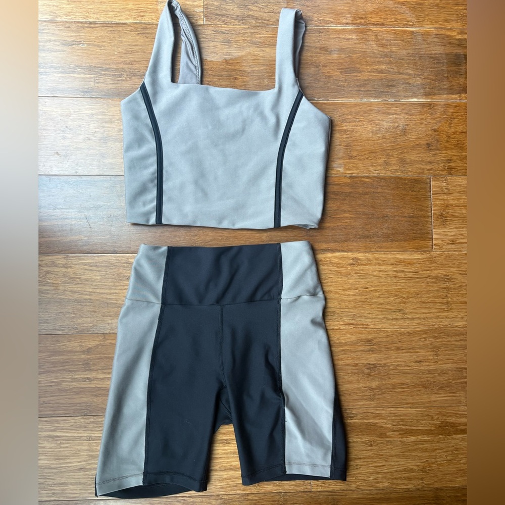 YPD | Abercrombie tank & biker short set